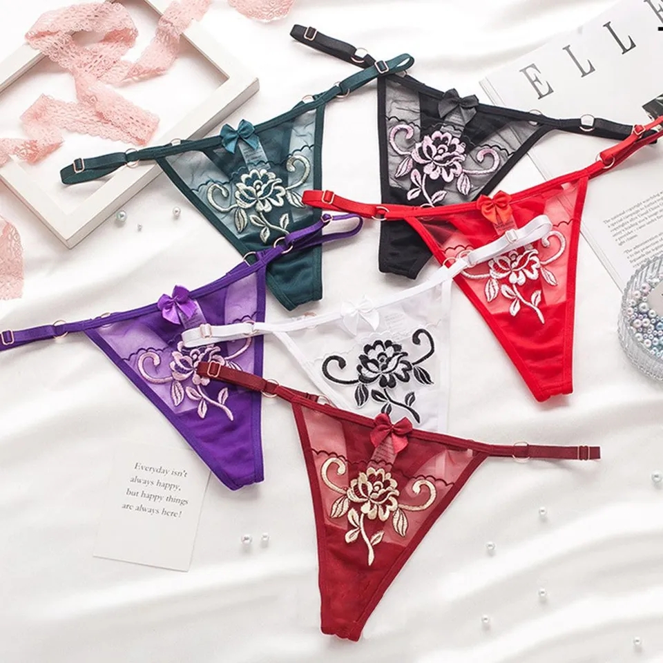 TANGA ESTAMPADO FLOR AJUSTABLE