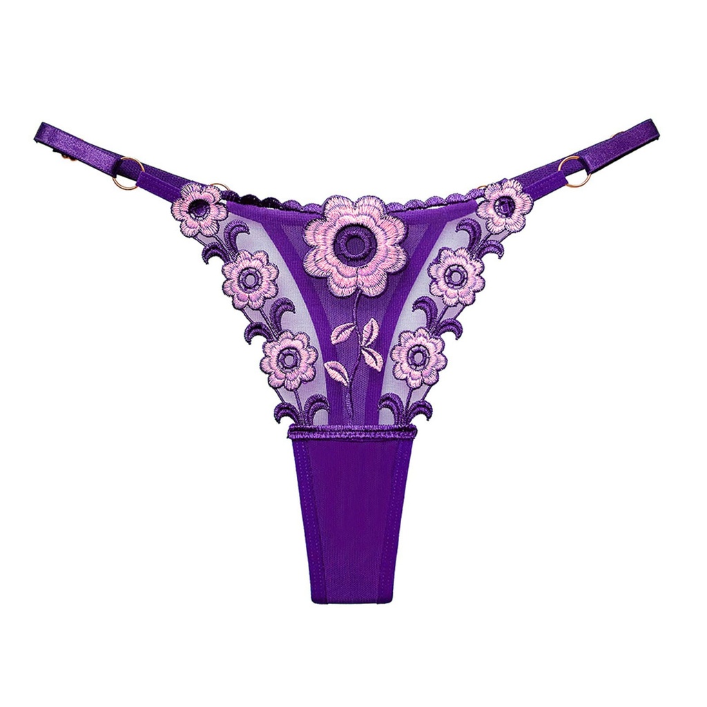 TANGA ESTAMPADO FLOR AJUSTE EN CADERA