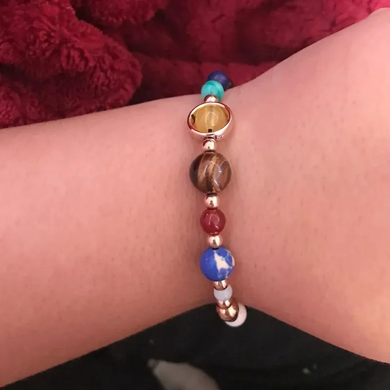 Pulsera Sistema Solar Universo Planetas Astronomía Unisex