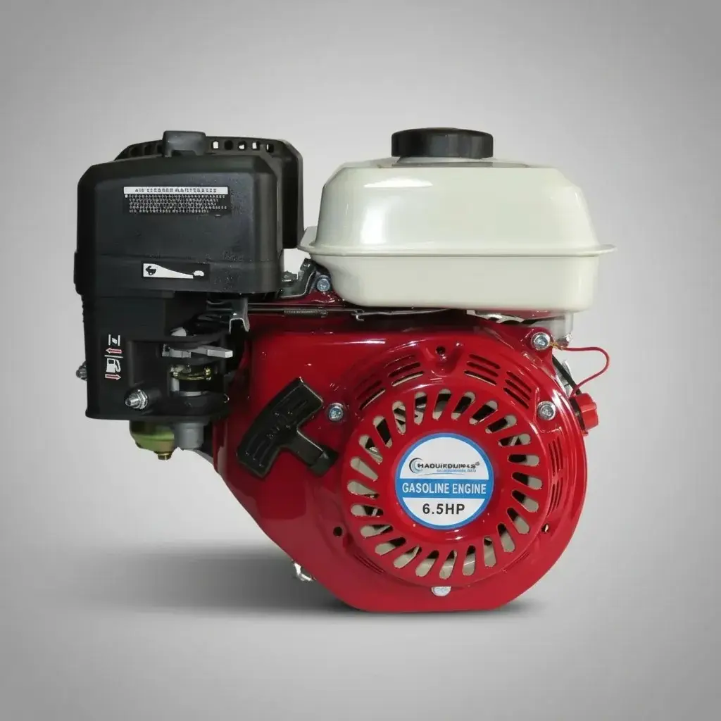 Motor gasolina 6.5HP 3600 RPM eje cuña rosca 3/4"