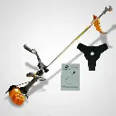 Guadaña gasolina profesional 2HP 2 tiempos 58CC