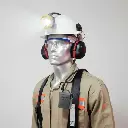 Linterna minera recargable led alta potencia larga autonomía