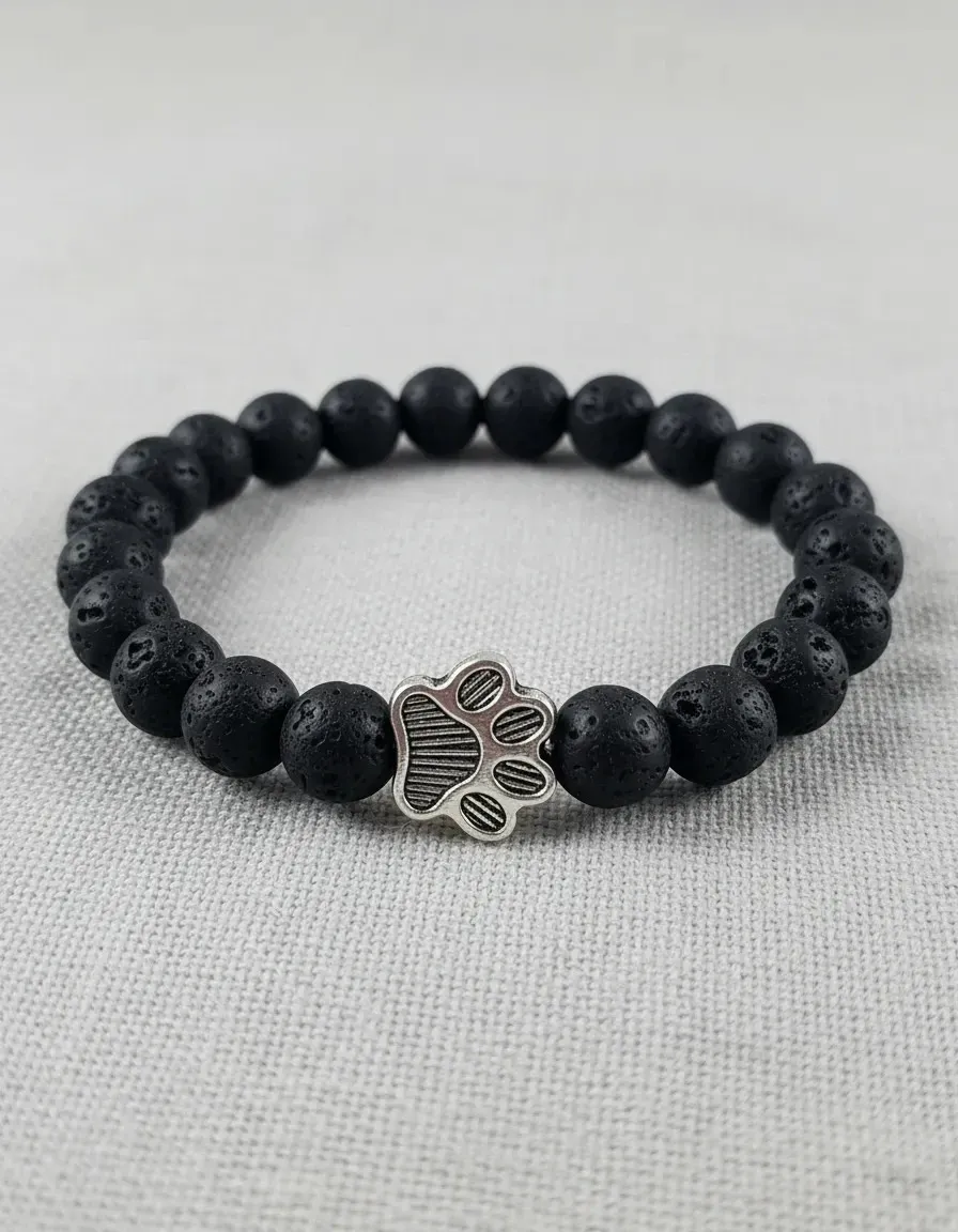Pulsera Manilla Dije Patita Perro Mascota Compañero Vida