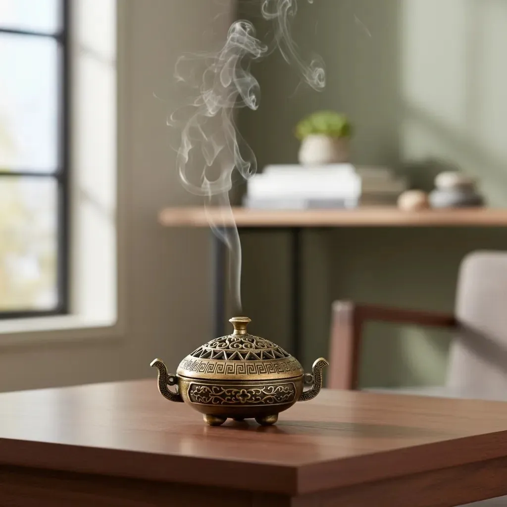 Inciensiario Quemador Incienso Compacto Decorativo Místico